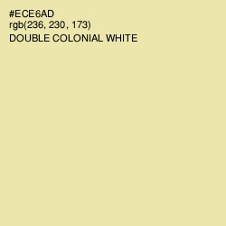 #ECE6AD - Double Colonial White Color Image